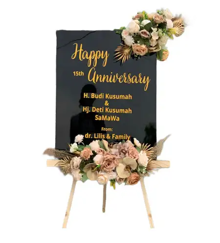 Papan Bunga Akrilik Mekar Agung