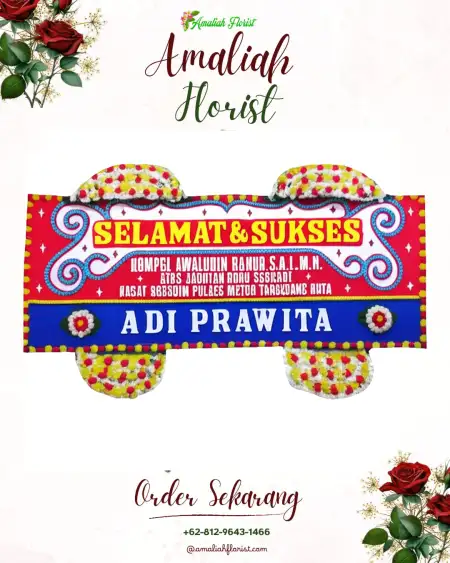 Papan Bunga Ucapan Selamat Mekar Agung
