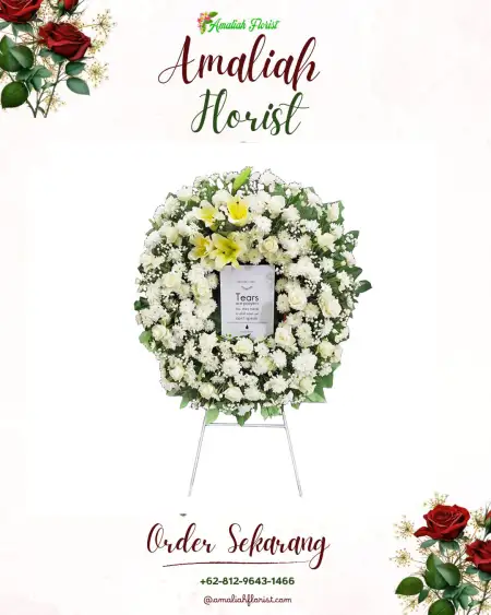 Krans Bunga Duka Mekar Agung